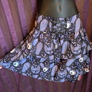 Pastel Goth Purple 💜 Bat Skater Skirt Gothic Hot Topic Kawaii Anime Japan Med